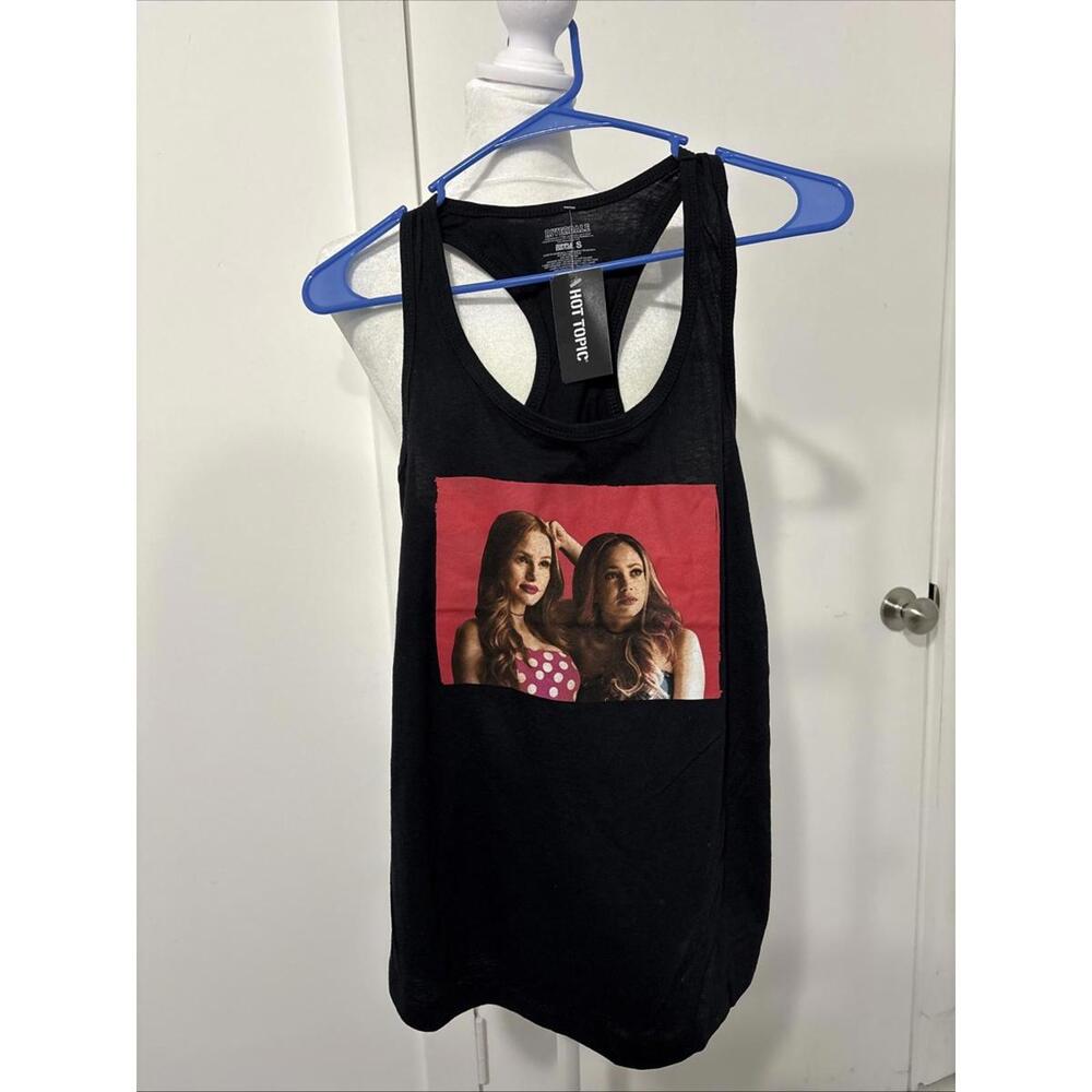Hot Topic Black Riverdale Choni Faces Print Racerback Tank Top Juniors Small NWT